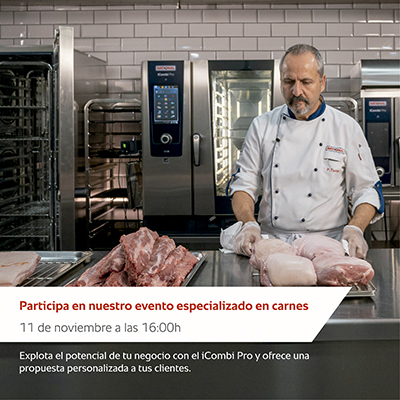 Explota las posibilidades del take-away en carnes con el iCombi Pro (Rational)