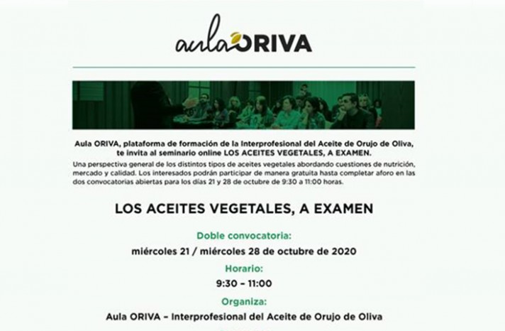 Aula Oriva, aceites vegetales a examen