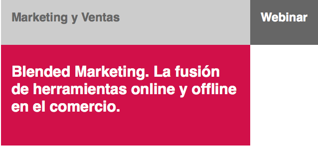 Blended Marketing. La fusión de herramientas online y offline en el comercio