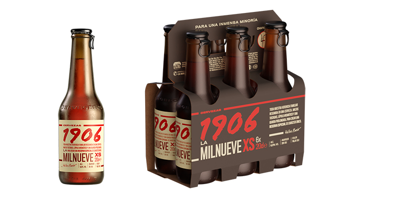 La cerveza 1906 estrena formato 20 cl con Milnueve