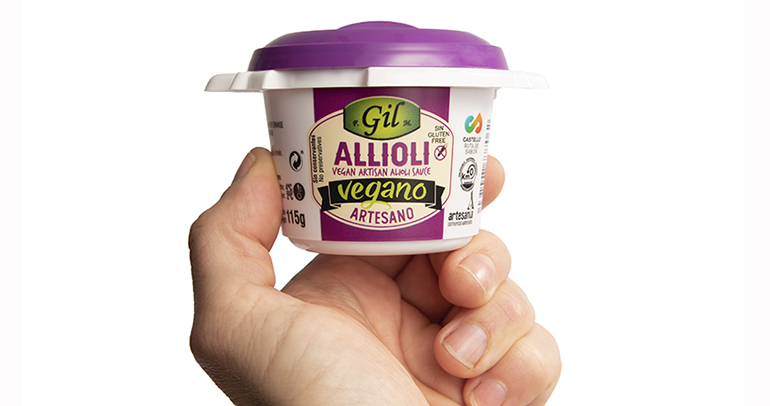 Allioli vegano y sin gluten, un sabor 100% natural con elaboración artesanal