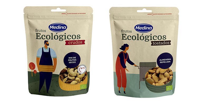 Nuevo packaging para la gama ecológica de frutos secos