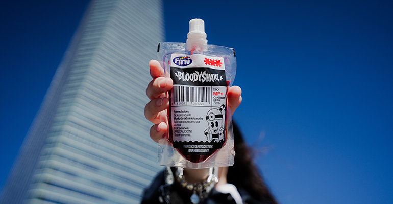 Fini estrena tienda oficial en TikTok Shop con una tirada limitada de Bloodyshake junto con Nil Ojeda