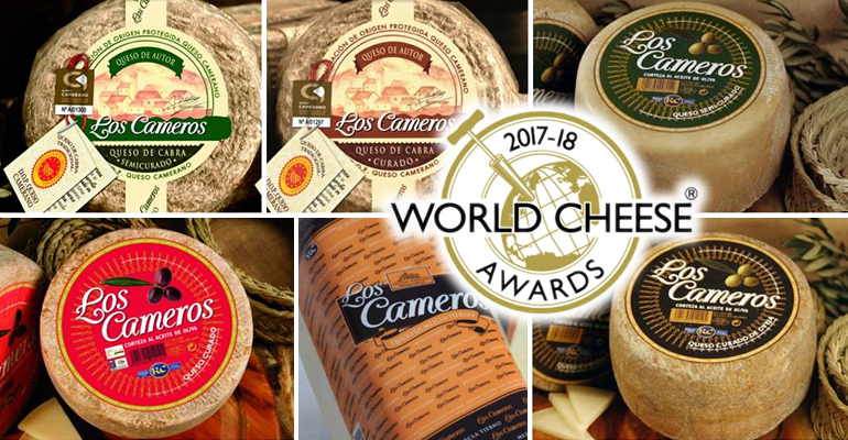 Los ‘World Cheese Awards’ premian a seis quesos de Los Cameros