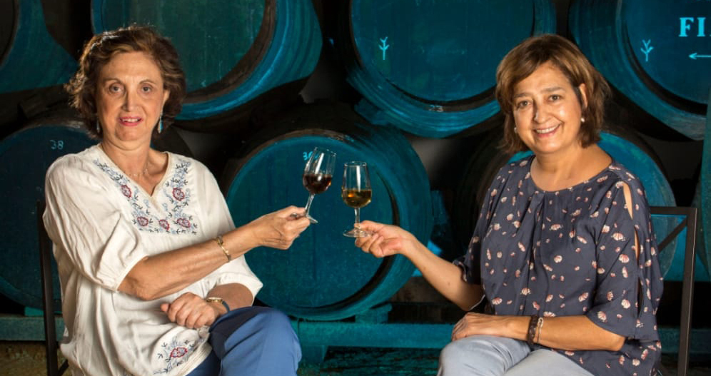 Carmen Borrego y Ana Cabestrero, Bodegas Maestro Sierra Jerez