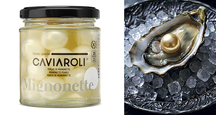 Perlas de Mignonette y Trufa Negra by Caviaroli