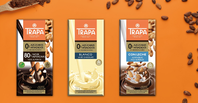 Chocolates Trapa amplía su presencia en la gran distribución con nuevas referencias en Carrefour y Supermercados BM