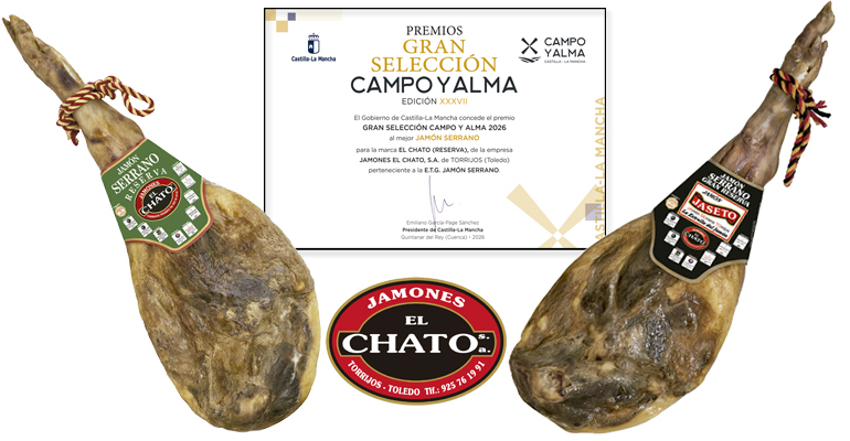 Jamones El Chato premio Campo y Alma