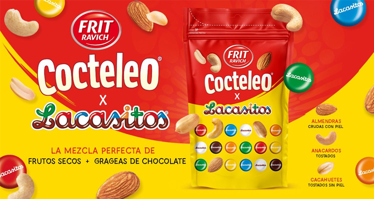 Frit Ravich amplía su gama de snacks con Cocteleo X Lacasitos para impulsar el segmento de frutos secos