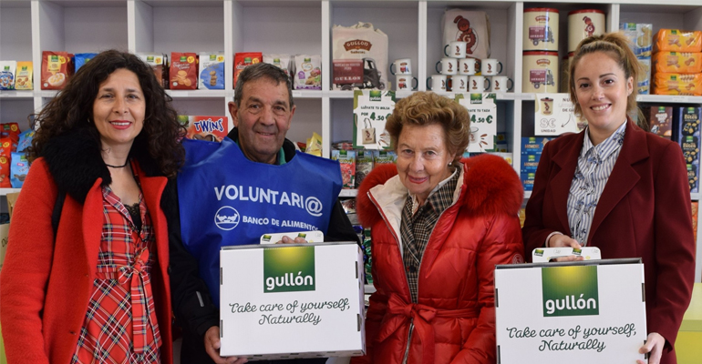 Galletas Gullón dona 18.804 kg de producto en 2025 a bancos de alimentos y entidades sociales