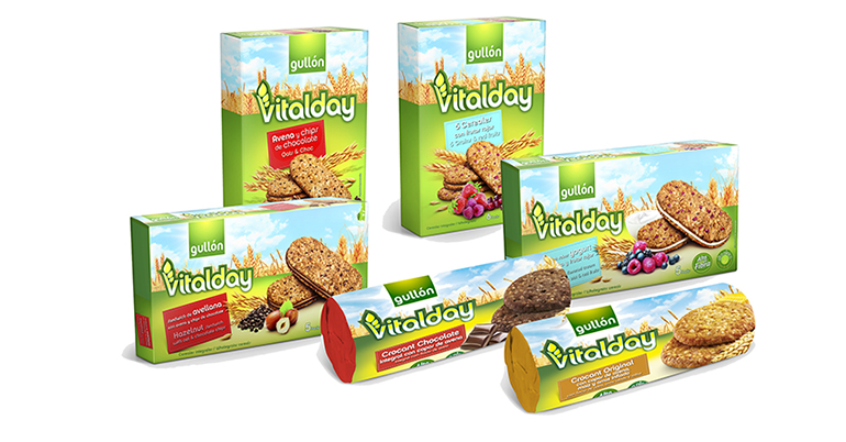 Gama de galletas crujientes y nutritivas en packs individuales