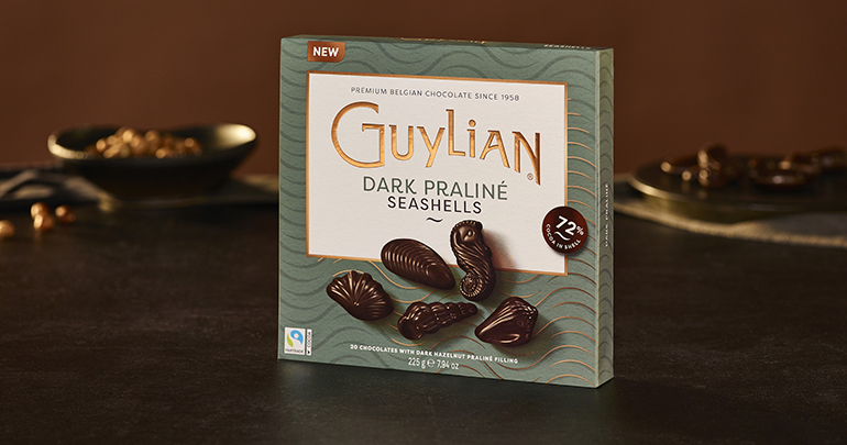 Caja de bombones chocolate negro Guylian 