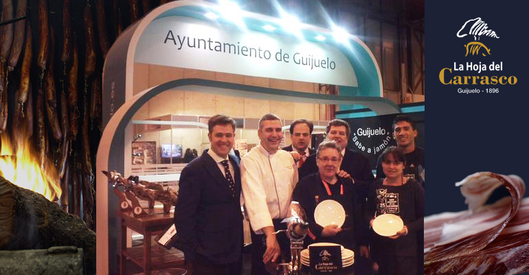 La Hoja de Carrasco lleva lo mejor de los jamones de Guijuelo a Fitur