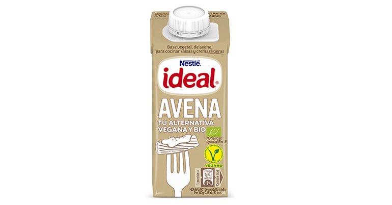 Ideal avena, alternativa veggie para salsas y cremas ligeras