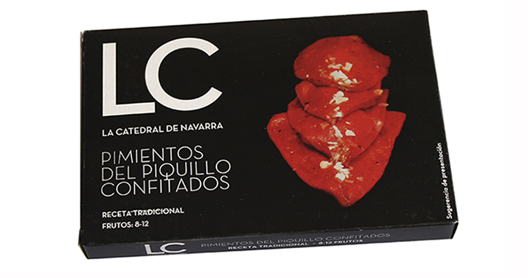 Pimientos del piquillo confitados LC, elaborados según la receta tradicional navarra