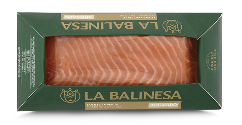Lingote de salmón ahumado, de alta calidad y versatilidad de platos