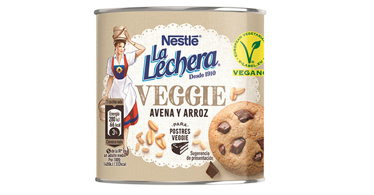 Todo el sabor de la leche condensada, ahora receta veggie a base de avena.  arroz y azúcar - Retail Actual