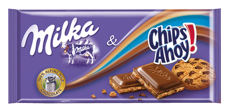 Dos sabores únicos de chocolate con Chips Ahoy! y burbujas blancas