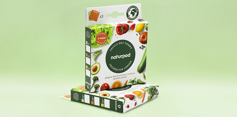 Naturpod presenta una innovación para mantener fresca la fruta y verdura