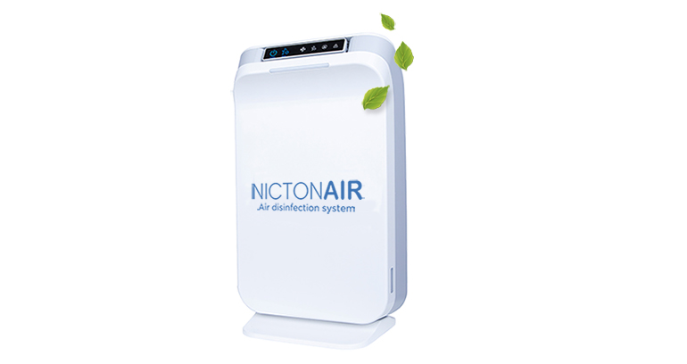 Nictonair, purificador de aire y superficies que elimina el 99,9% de los virus y bacterias