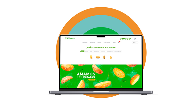 Patatas Hijolusa lanza su nueva web más moderna y llamativa