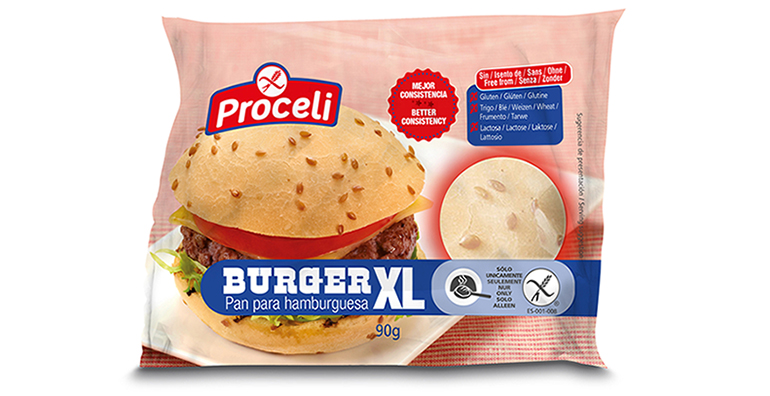 Burger XL sin gluten y con textura mejorada