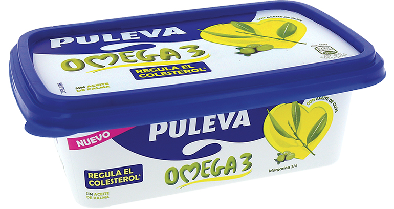 Margarina Puleva Omega 3, única en España sin aceite de palma