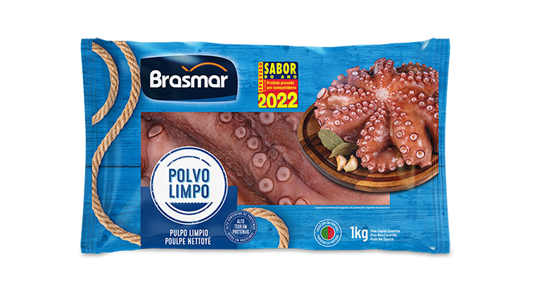 Pulpo Limpio Ultracongelado, distinguido como Sabor del Año