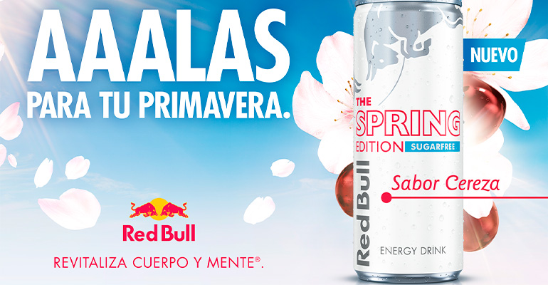 Red Bull primaveral sabor cereza