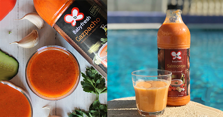 Gazpacho y Salmorejo, 100% naturales, frescos y procedentes de la huerta almeriense