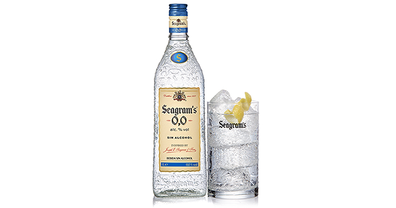 Seagram´s 0,0, gienbra sin alcohol de Pernod Ricard