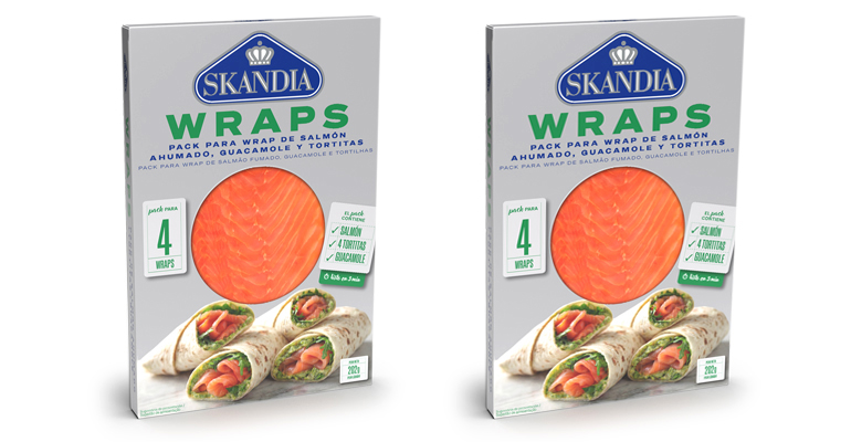 Wraps salmón ahumado Skandia