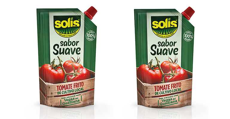 Envase innovador para el nuevo Tomate Frito Solís Sabor Suave