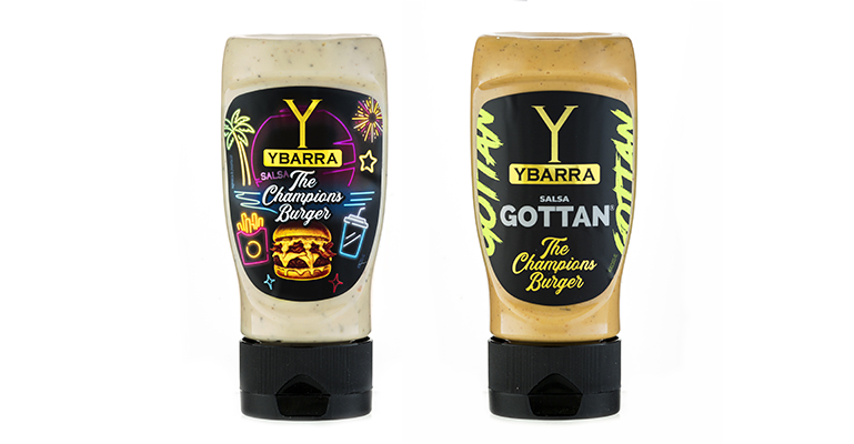 Ybarra presenta en Alimentaria 2026 sus dos nuevas salsas: The Champion Burger y Gottan