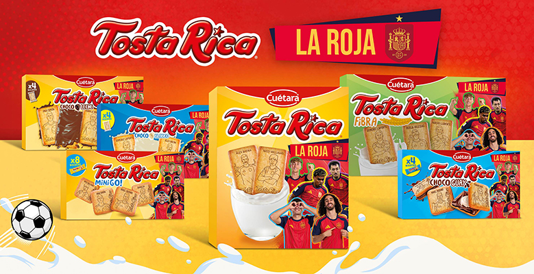 TostaRica La Roja: edición de galletas con los jugadores de la Selección