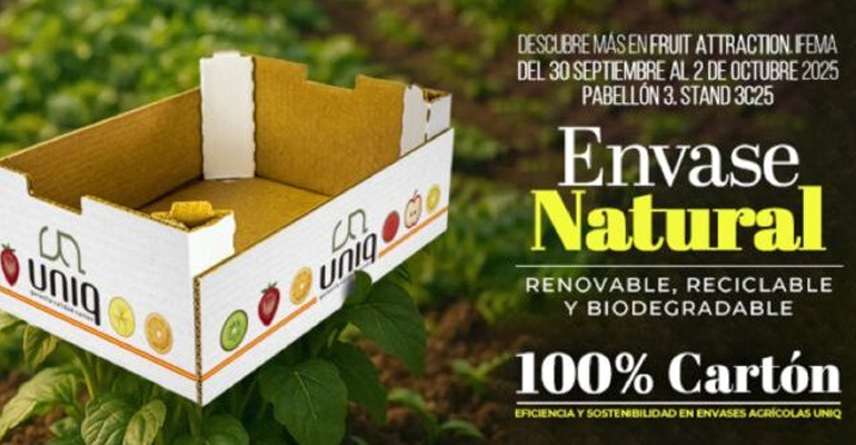 UNIQ celebra su 10.º aniversario en Fruit Attraction 2025 con el lema “Envase Natural”