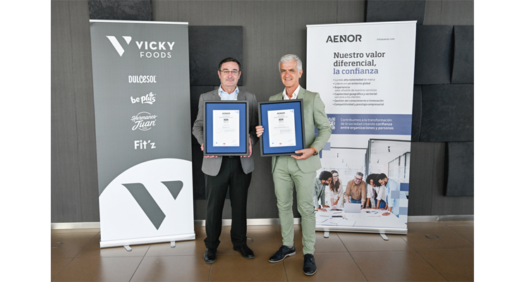 Vicky Foods, certifica su sistema de innovación con la norma ISO 56001