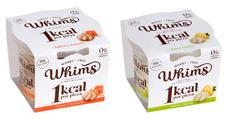 Whims: el snack dulce saludable de tan sólo 1 kcal, en sabores caramelo y limón