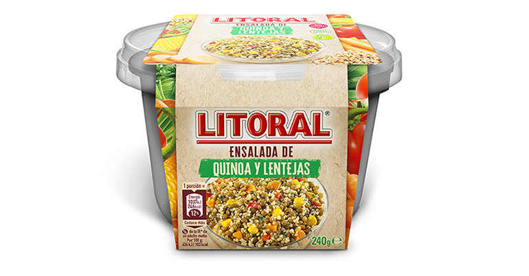 Prácticas ensaladas de legumbres 100% naturales, aptas para vegetarianos y sin gluten