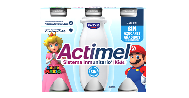 Actimel cumple 30 años en España con Mario Bros como última colaboración