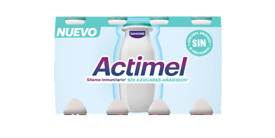 actimel sin azúcares ni edulcorantes