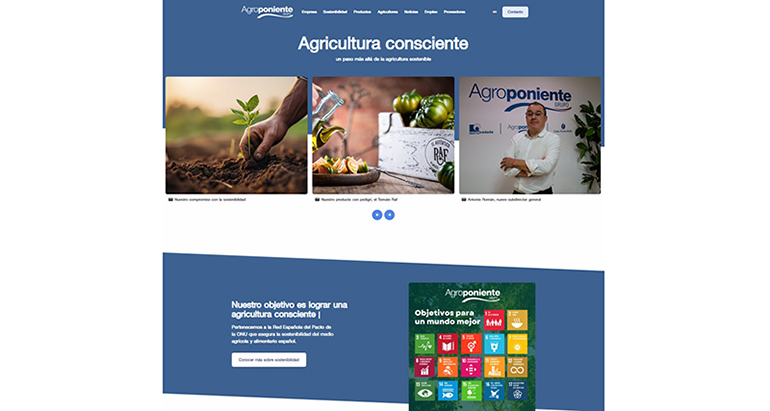 Agroponiente estrena nueva página web que pone en valor su labor como agricultores
