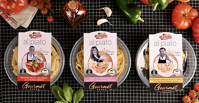 Allplato, gama de pasta fresca de ElPozo