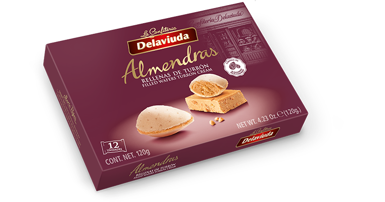almendras rellenas Delaviuda