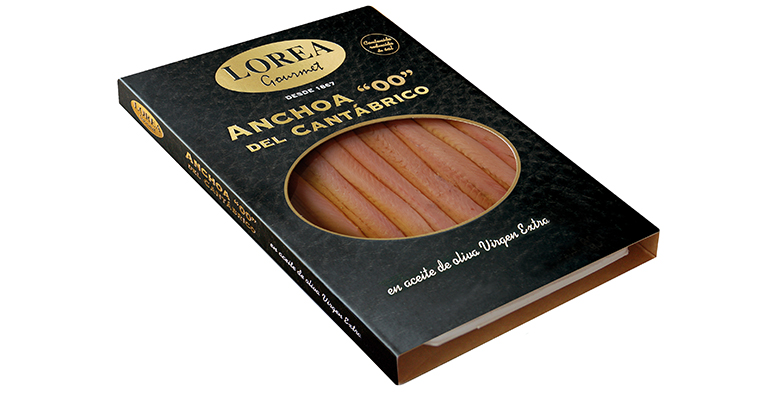 Filetes de anchoa con bajo punto de sal y textura delicada