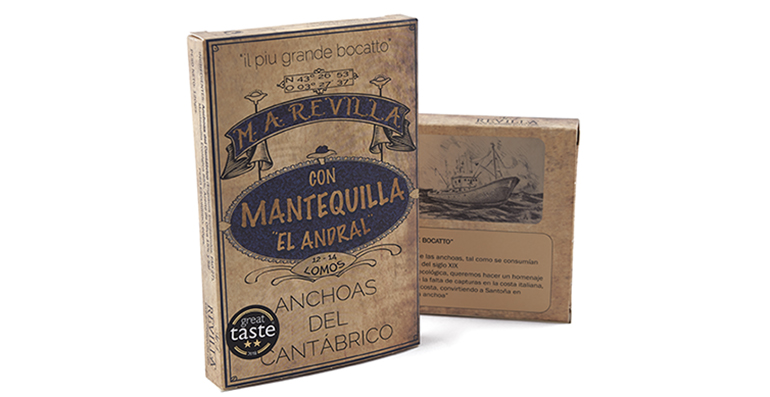 Deliciosa combinación de sabores y texturas de las anchoas en mantequilla