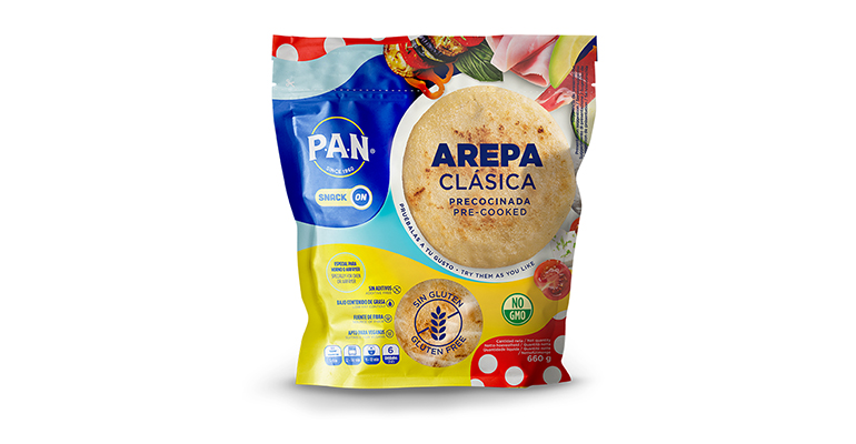 Arepa clásica congelada