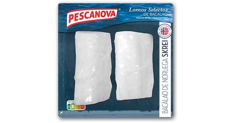 Bacalao noruego skrei Pescanova lomos, ultracongelados