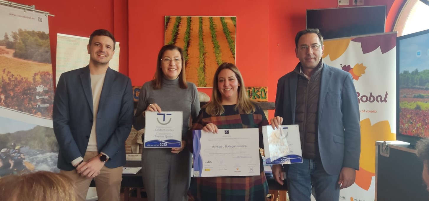 La Bodega Histórica de Murviedro consigue el distintivo Compromiso de Calidad Turística Sicted