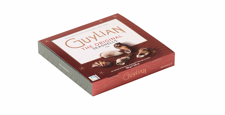 Guylian presenta packs especiales para Navidad con sus caracolas y conchas de chocolate